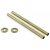 West 300mm Radiator Valve Pipe Sleeve Kit Pair - Antique Brass