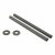 West 300mm Radiator Valve Pipe Sleeve Kit Pair - Light Pewter