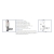 West Elegance TRV Thermostatic Radiator Valve and Lockshield Angled White | Thumbnail Image