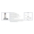 West Elegance TRV Thermostatic Radiator Valve and Lockshield Straight White | Thumbnail Image