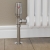 West Realm Thermostatic Radiator Valve Wheel-head and Lockshield Angled - Chrome