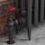 West Rosa Traditional Manual Radiator Valve and Lockshield Angled - Pewter | Thumbnail Image