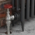 West Rosa Traditional Manual Radiator Valve and Lockshield Angled - Satin Nickel | Thumbnail Image