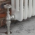 West Rosa Traditional Manual Radiator Valve and Lockshield Angled - Satin Nickel | Thumbnail Image