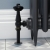 West 130mm Radiator Valve Pipe Sleeve Kit Pair - Textured Black | Thumbnail Image