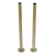 West 300mm Radiator Valve Pipe Sleeve Kit Pair - Antique Brass