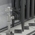 West Westminster Crosshead Angled Radiator Valves Pair - Satin Nickel | Thumbnail Image