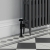 West Westminster Crosshead Angled Radiator Valves Pair - Textured Black | Thumbnail Image