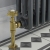 West Westminster Crosshead Angled Radiator Valves Pair Un-Lacquered Brass | Thumbnail Image
