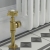 West Westminster Crosshead Angled Radiator Valves Pair Un-Lacquered Brass | Thumbnail Image