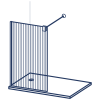 Fluted Wet Room Screens | Category Icon
