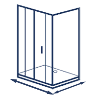 Shower Doors By Size | Category Icon