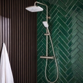Brushed Nickel Showers