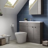 Hudson Reed Grey Avola Compact Fitted Bathroom Furniture