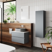 Hudson Reed Urban Satin Grey Bathroom Furniture