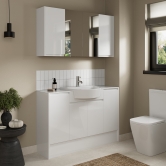 Signature Camden Gloss White Fitted Bathroom Furniture