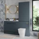 Signature Camden Matt Arley Blue Fitted Bathroom Furniture