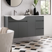 Signature Camden Matt Graphite Grey Fitted Bathroom Furniture