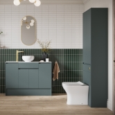 Signature Camden Matt Green Camo Fitted Bathroom Furniture