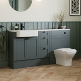 Signature Croft Matt Green Camo Fitted Bathroom Furniture