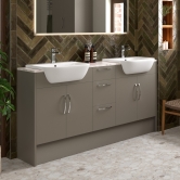 Signature Focus Matt Stone Fitted Bathroom Furniture