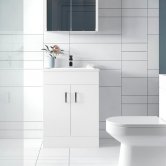 White Bathroom Vanity Units